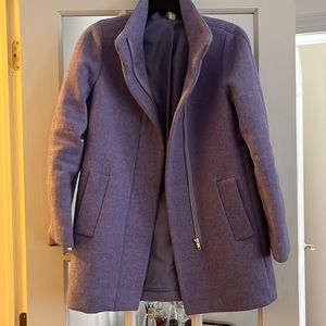 Lilac colored JCrew coat